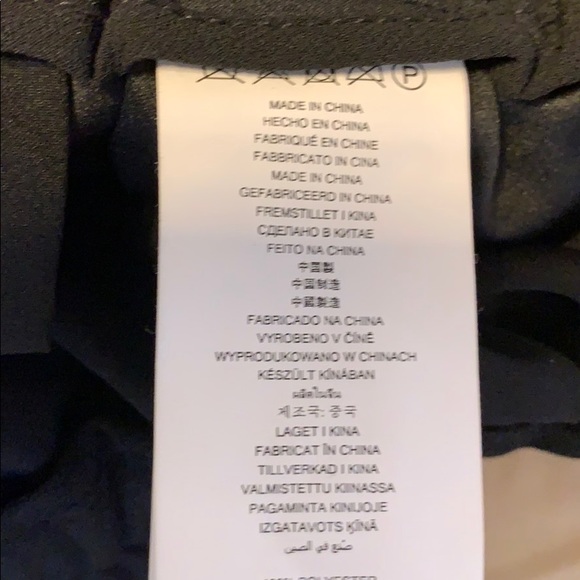 Michael Kors Black Joggers Green Stripe Size Large - Picture 5 of 5